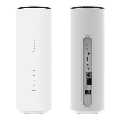 Speed White 5G WiFi Router With Secure Encryption And Multiple LAN Ports