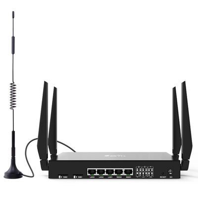 Dual Module / SIM LTE Router Load Balancing 2.4GHz 5Ghz WIFI Gigabit Ethernet