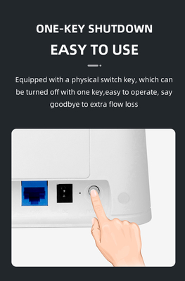 2 X 5dBi External Antennas Encryption Wifi LTE Router for Smooth and Stable Connection