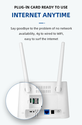 2 X 5dBi External Antennas Encryption Wifi LTE Router for Smooth and Stable Connection