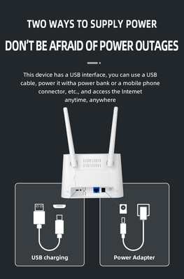 MT7628N 12V DC LTE Router Volte with 802.11a/b/g/n/ac Wireless Standards