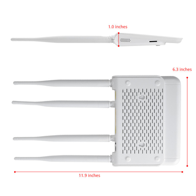 300Mbps Wifi6 Router with 2 External Antennas For Speed Wireless Transmission
